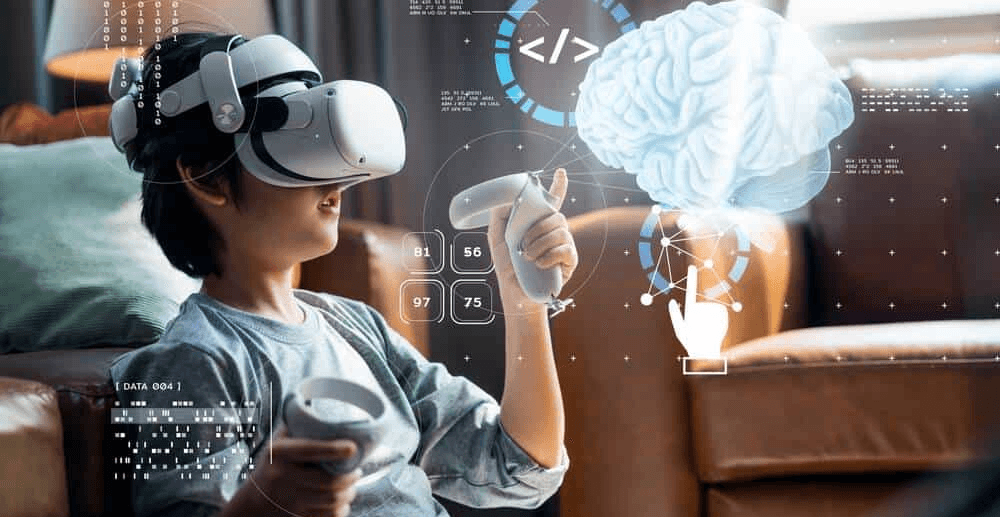 STEM robotics equipment on pedestals